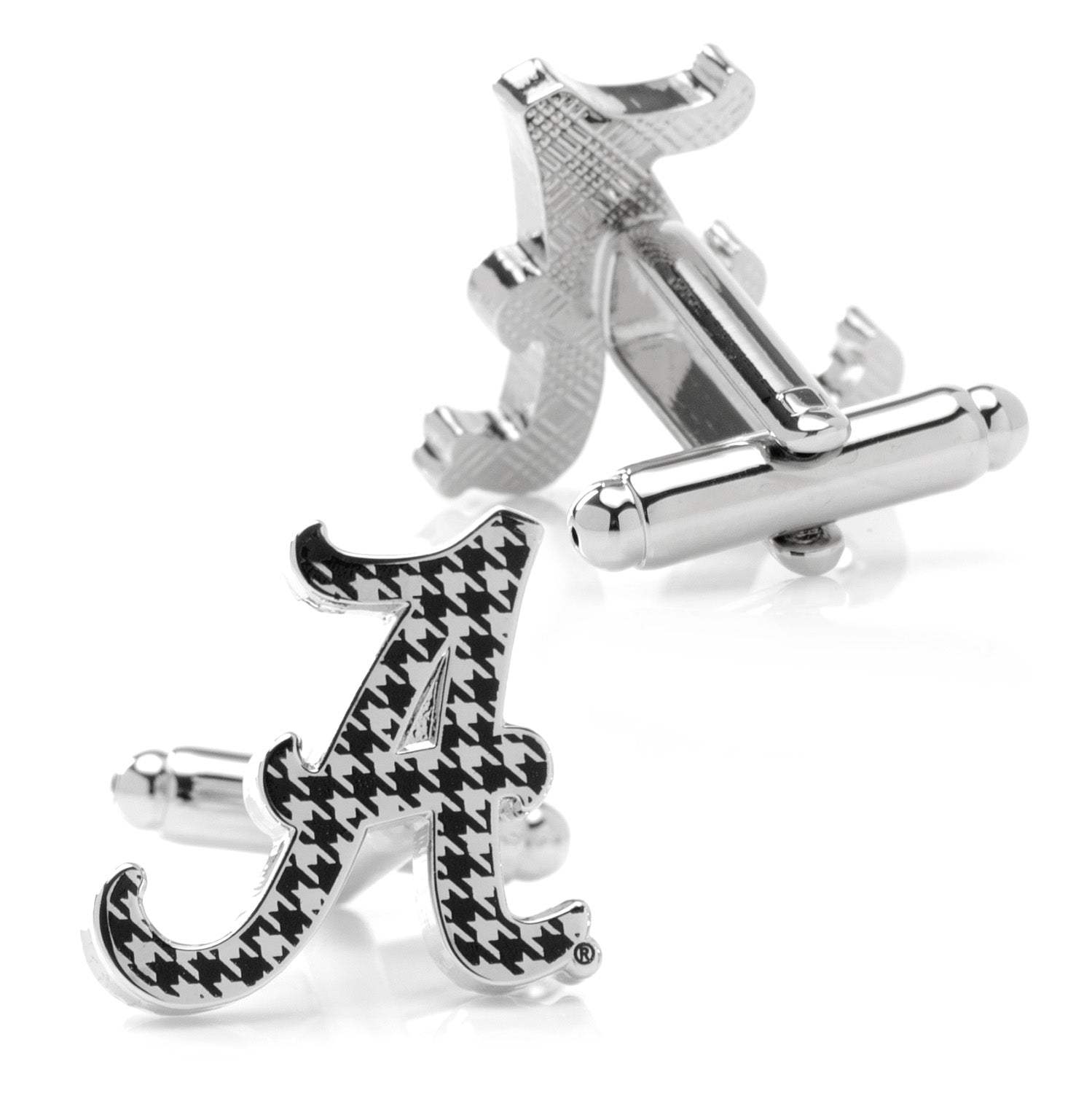 NCAA University of Alabama Houndstooth Cufflinks - Cufflinks.com - Flyclothing LLC