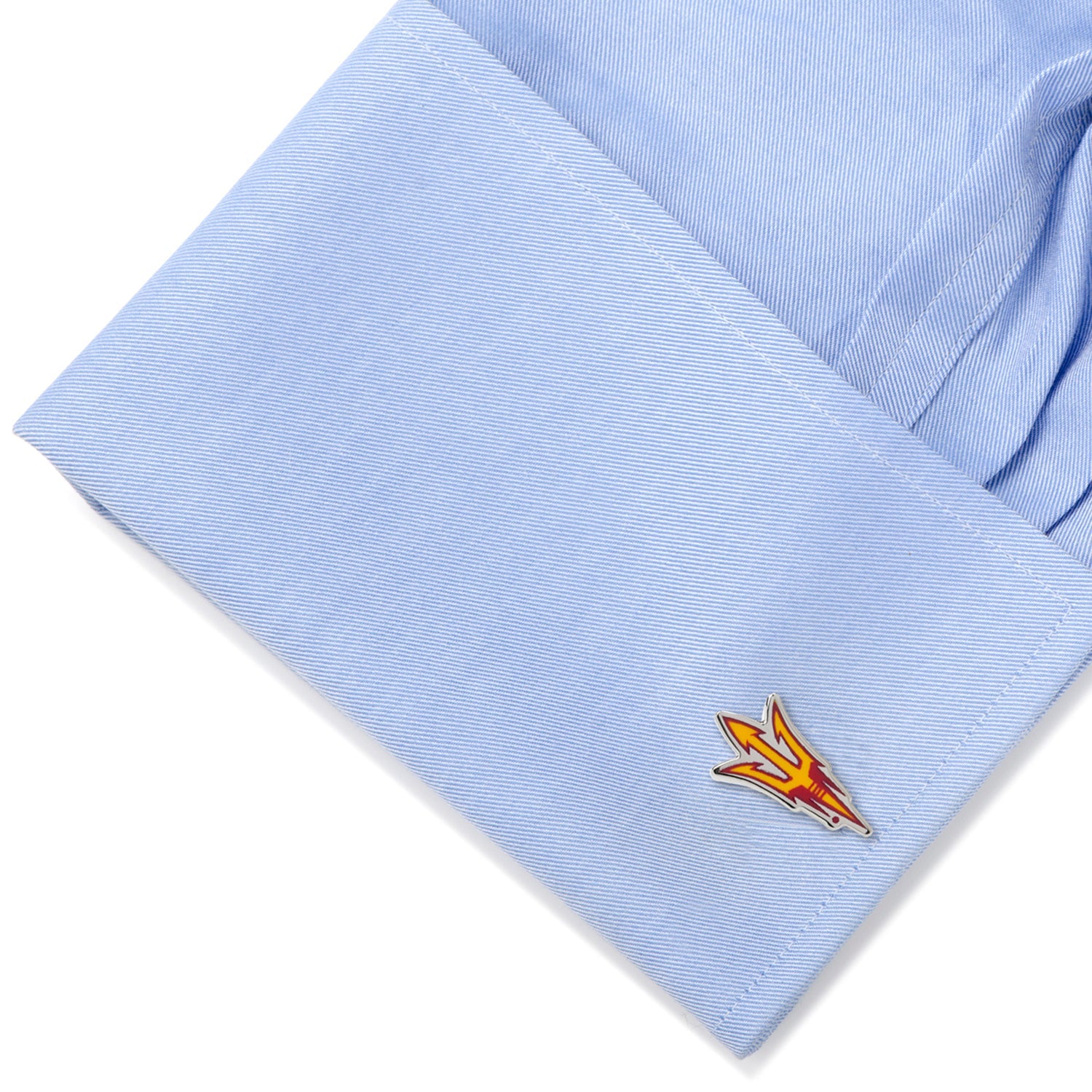 NCAA Arizona State University Sun Devils Pitchfork Cufflinks - Cufflinks.com - Flyclothing LLC