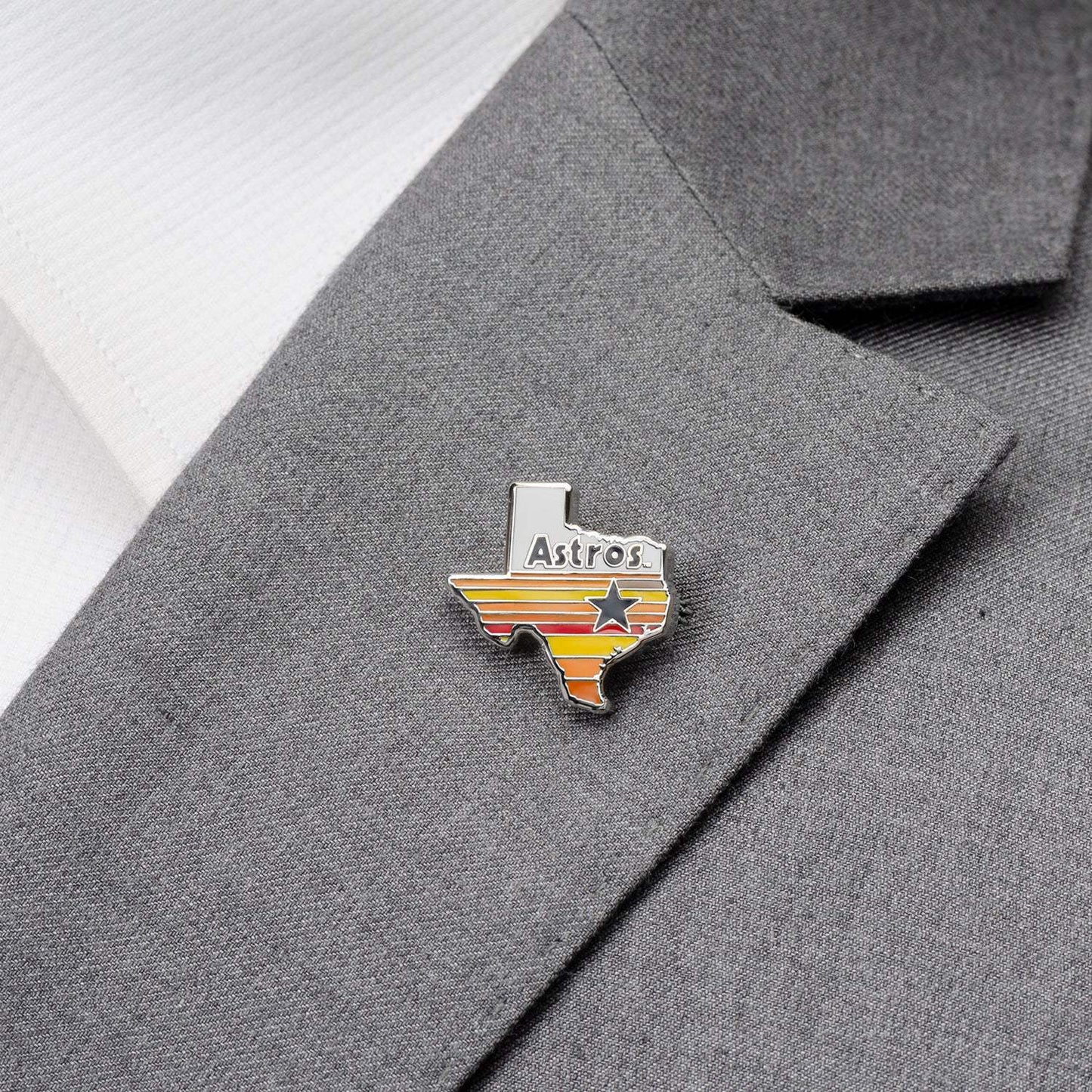 MLB Houston Astros Tequila Sunrise Lapel Pin - Cufflinks.com - Flyclothing LLC