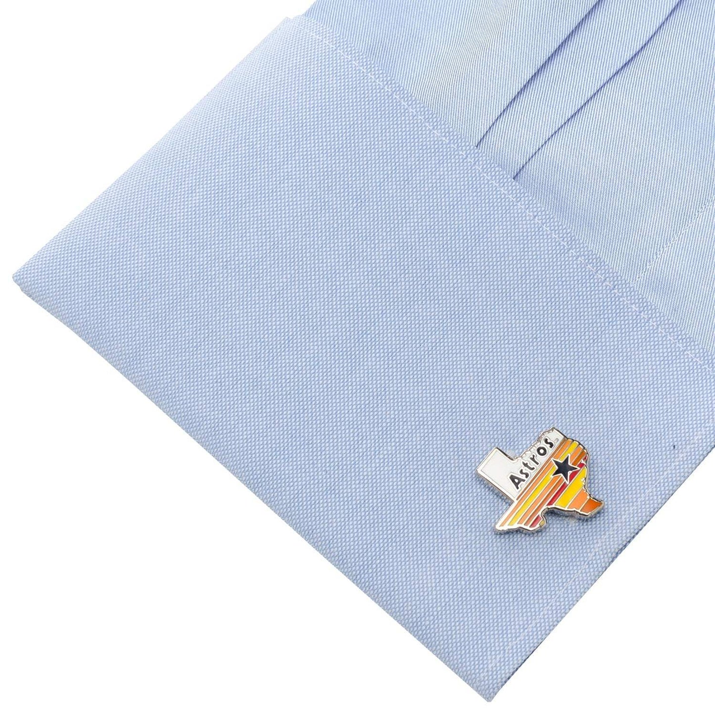 MLB Houston Astros Tequila Sunrise Cufflinks - Cufflinks.com - Flyclothing LLC