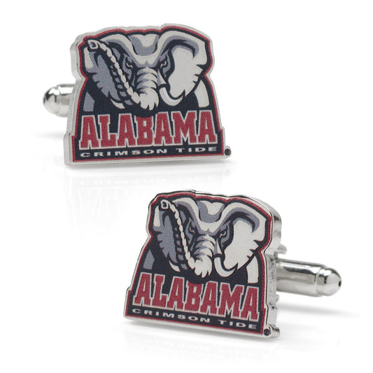 NCAA Alabama University Elephant Mascot Cufflinks