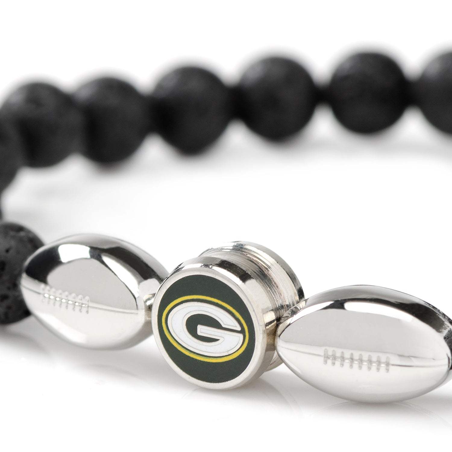 NFL Green Bay Packers Beaded Bracelet - Cufflinks.com - Flyclothing LLC