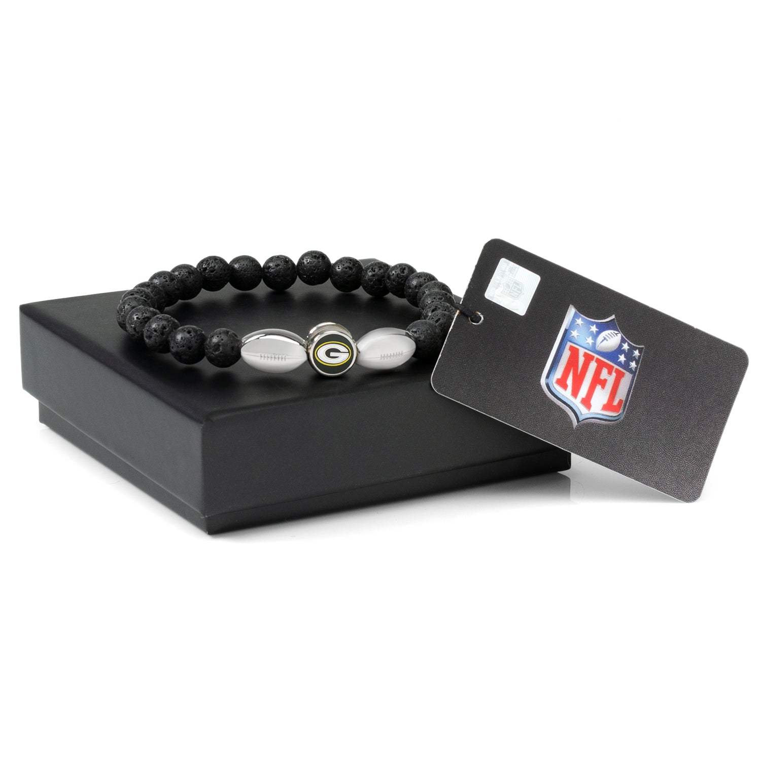 NFL Green Bay Packers Beaded Bracelet - Cufflinks.com - Flyclothing LLC