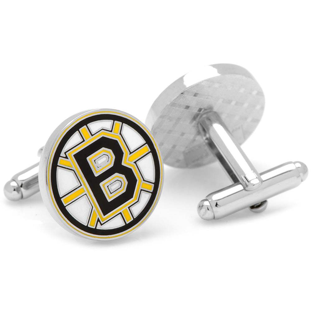 NHL Boston Bruins Cufflinks - Cufflinks.com - Flyclothing LLC