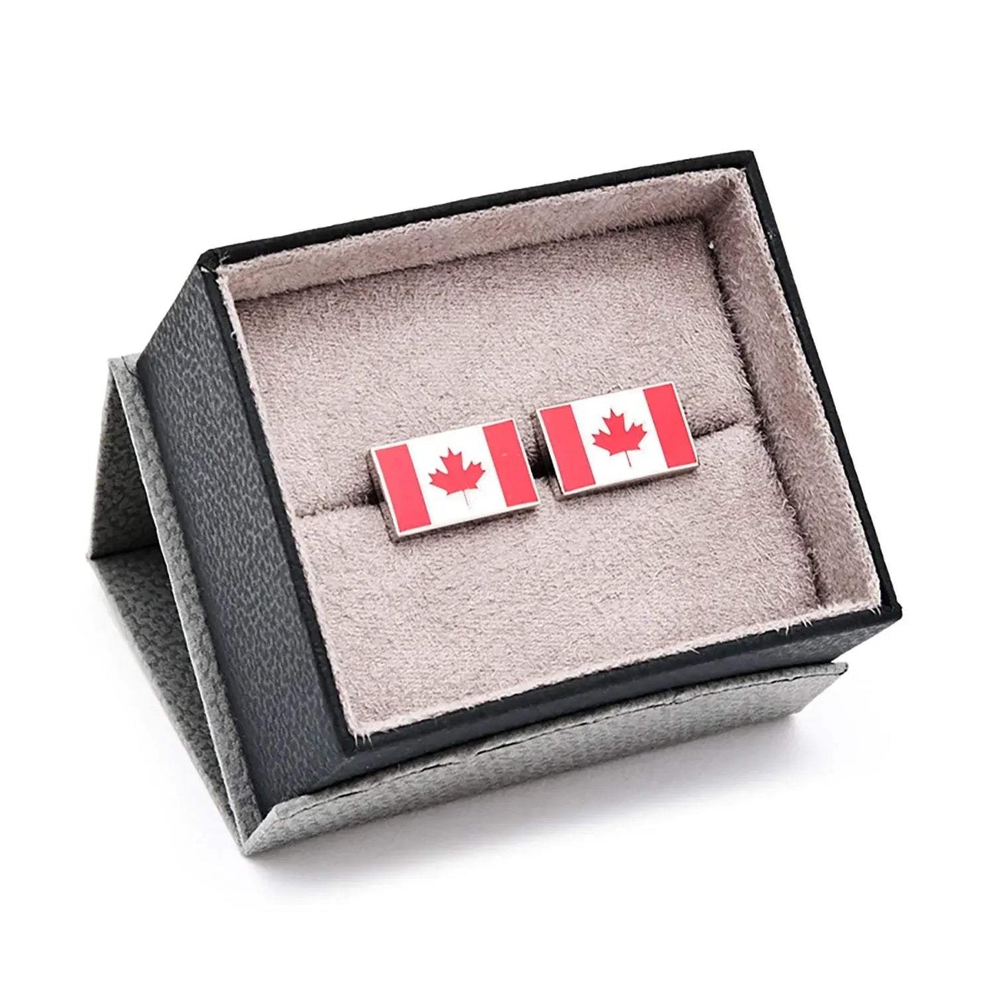 Canadian Flag Cufflinks - Cufflinks.com - Flyclothing LLC