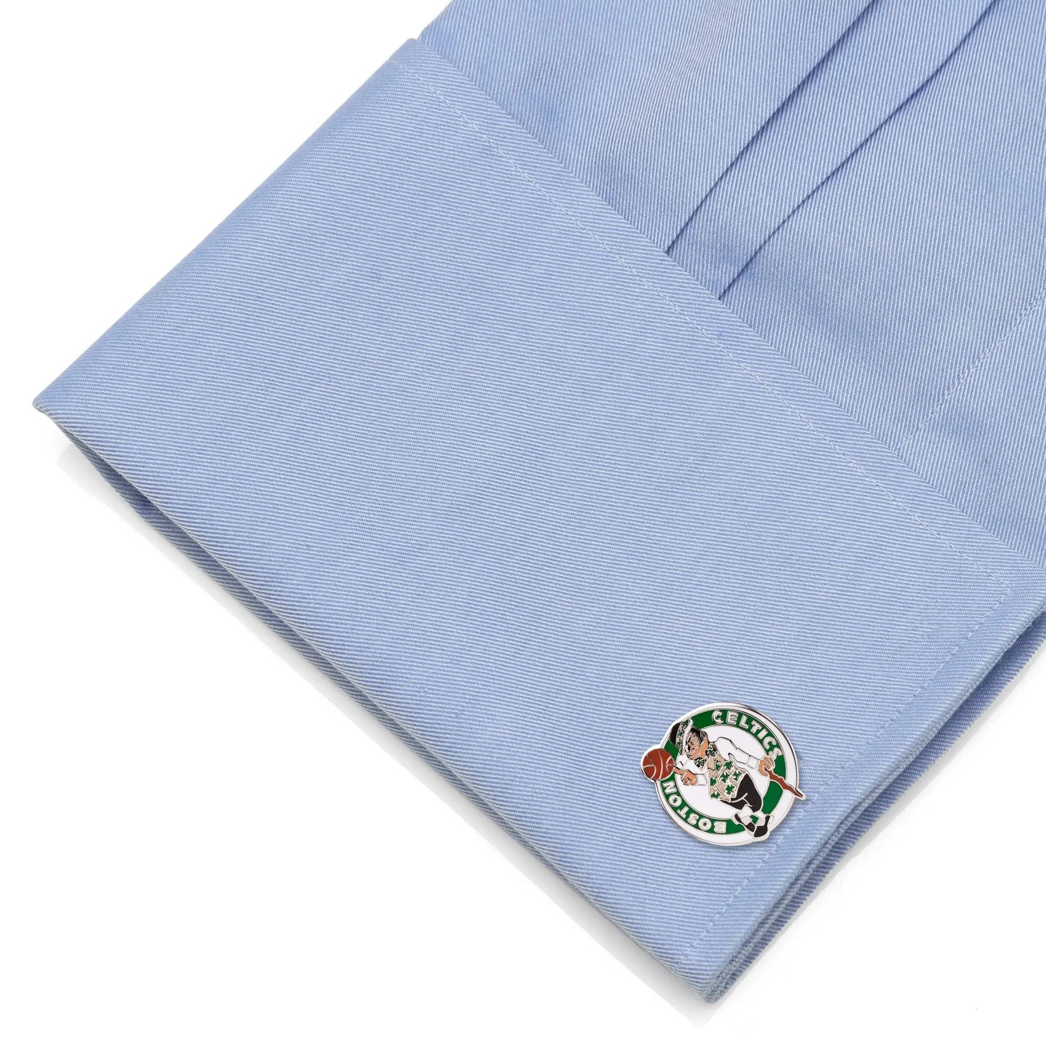 NBA Boston Celtics Cufflinks - Cufflinks.com - Flyclothing LLC