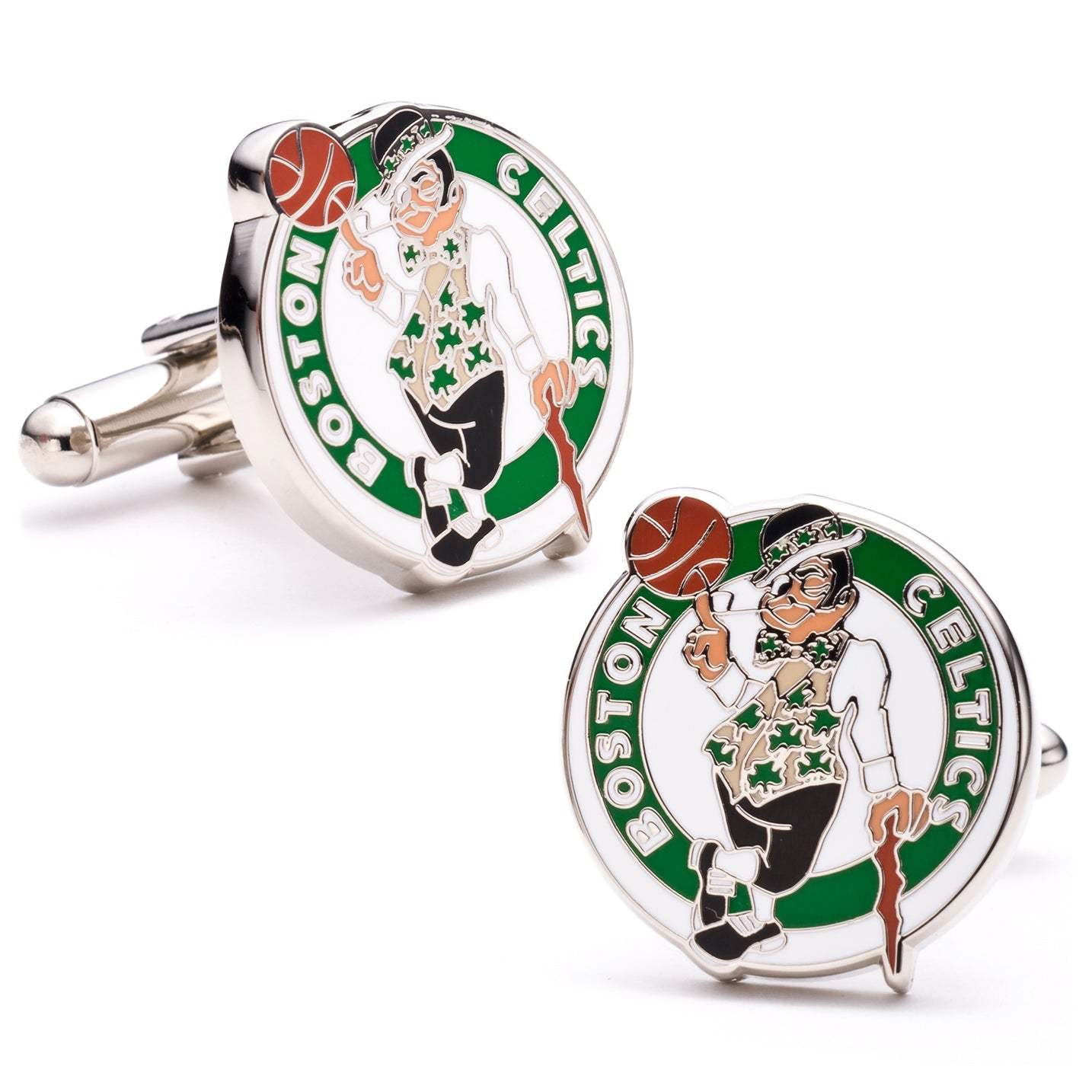 NBA Boston Celtics Cufflinks - Cufflinks.com - Flyclothing LLC