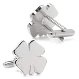 Four Leaf Clover Cufflinks - Cufflinks.com - Flyclothing LLC