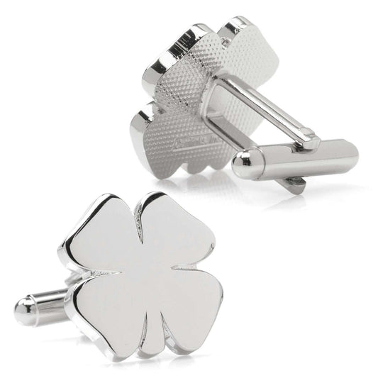 Four Leaf Clover Cufflinks - Cufflinks.com - Flyclothing LLC