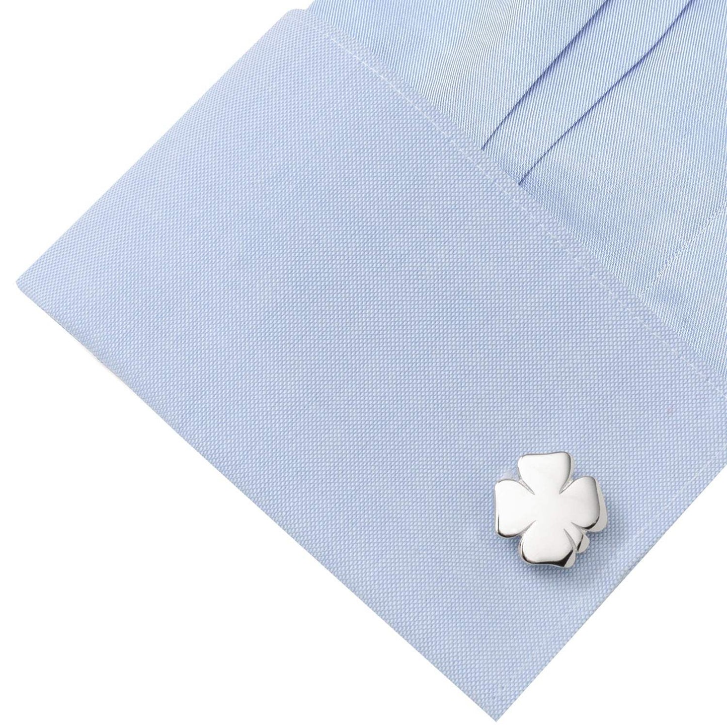 Four Leaf Clover Cufflinks - Cufflinks.com - Flyclothing LLC