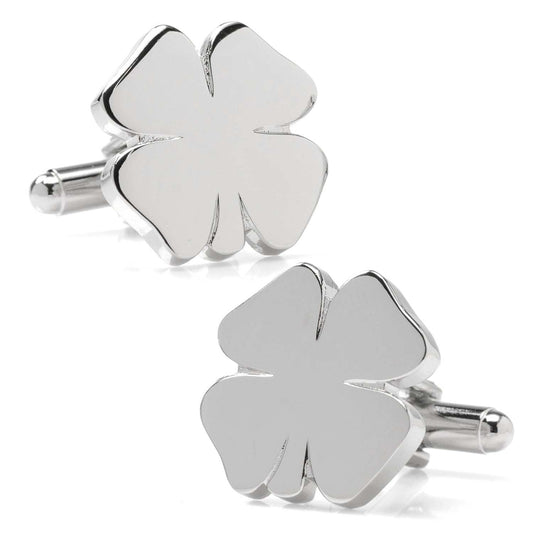 Four Leaf Clover Cufflinks - Cufflinks.com - Flyclothing LLC