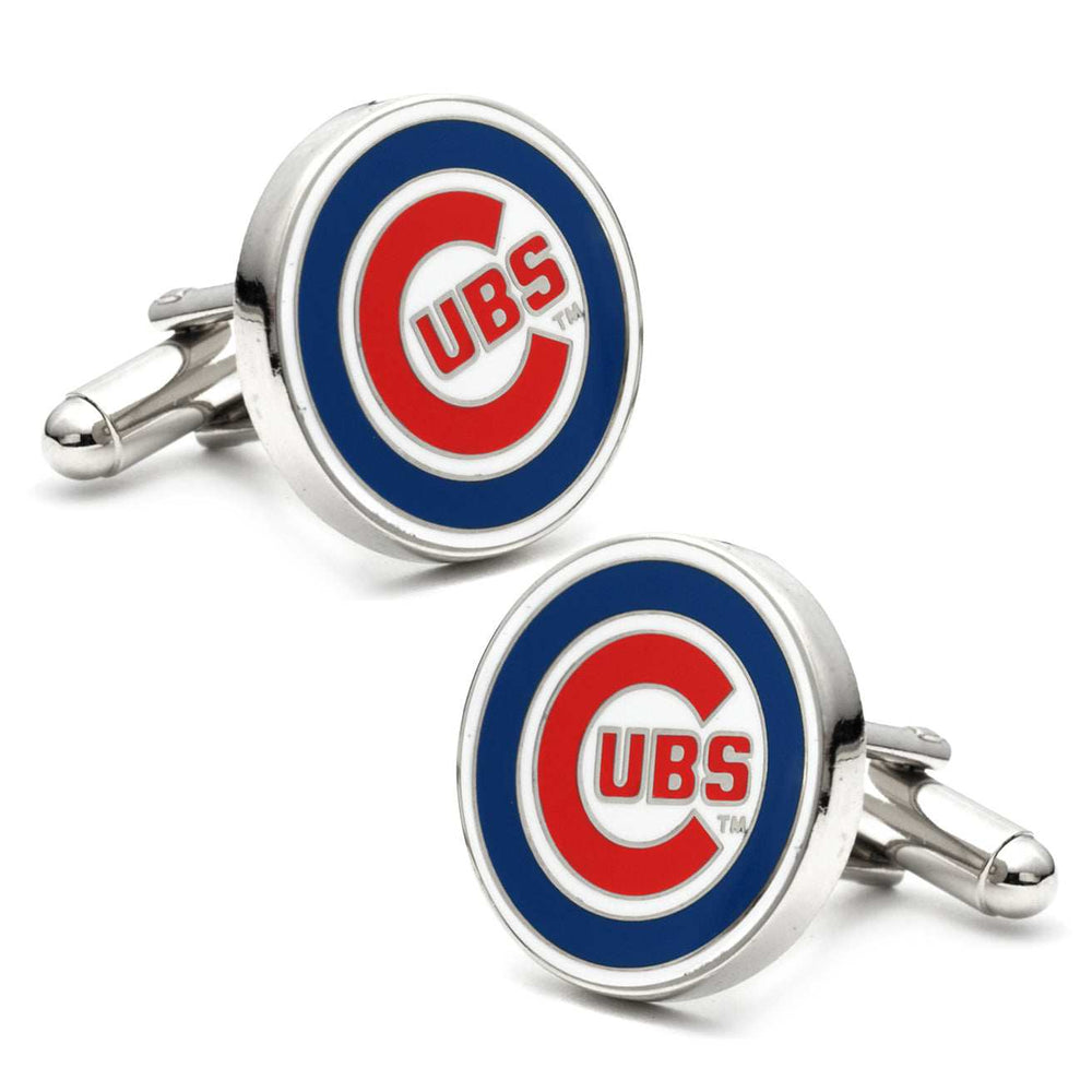 MLB Chicago Cubs Cufflinks and Tie Clip Gift Set - Cufflinks.com - Flyclothing LLC