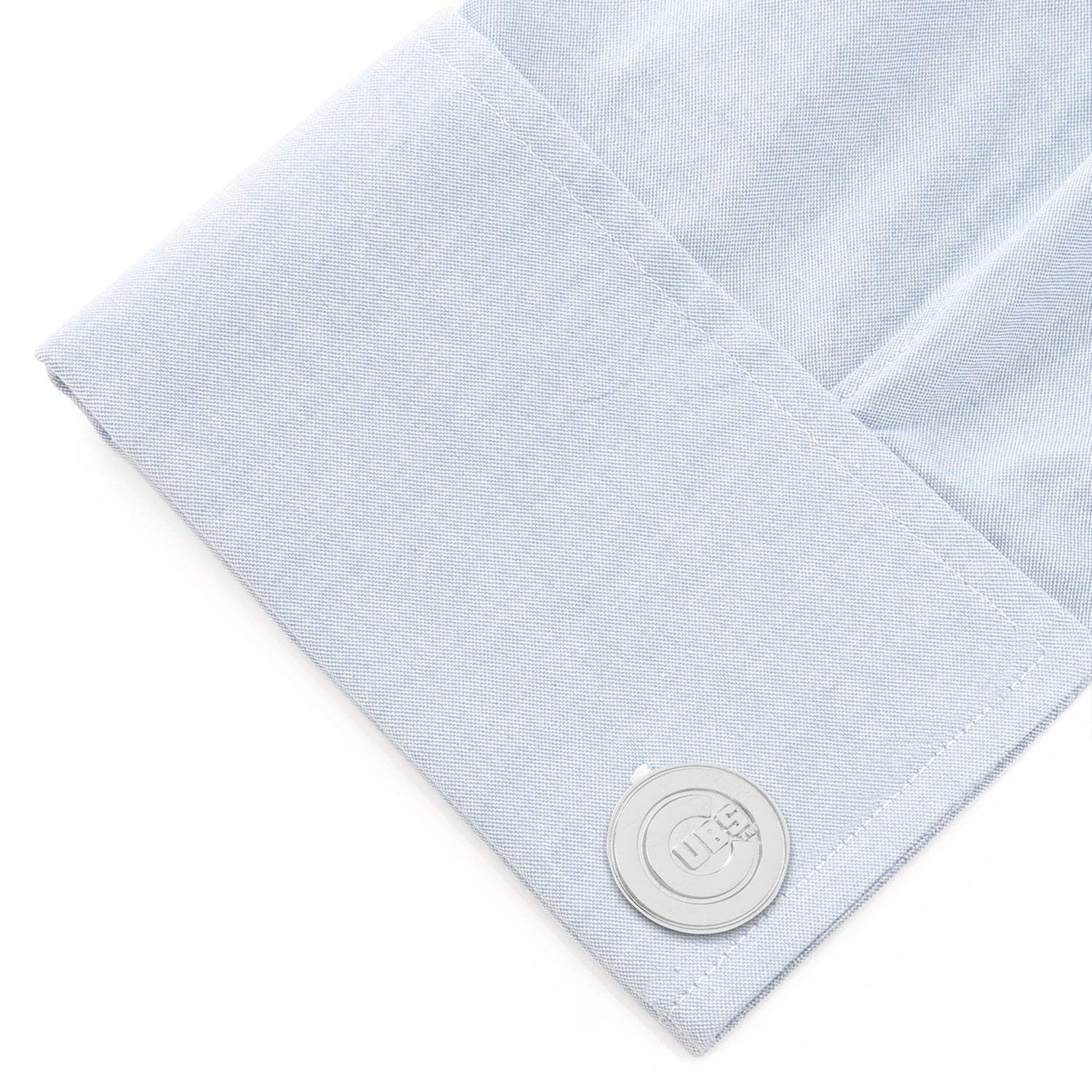 MLB Chicago Cubs Silver Edition Cufflinks - Cufflinks.com - Flyclothing LLC