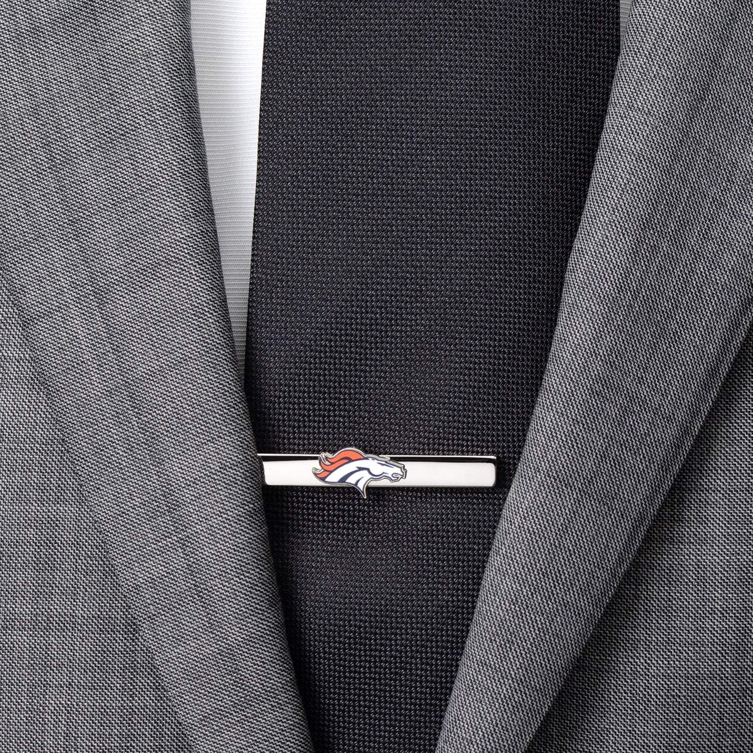 NFL Denver Broncos Cufflinks and Tie Bar Gift Set - Cufflinks.com - Flyclothing LLC