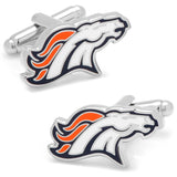 NFL Denver Broncos Cufflinks and Tie Bar Gift Set - Cufflinks.com - Flyclothing LLC