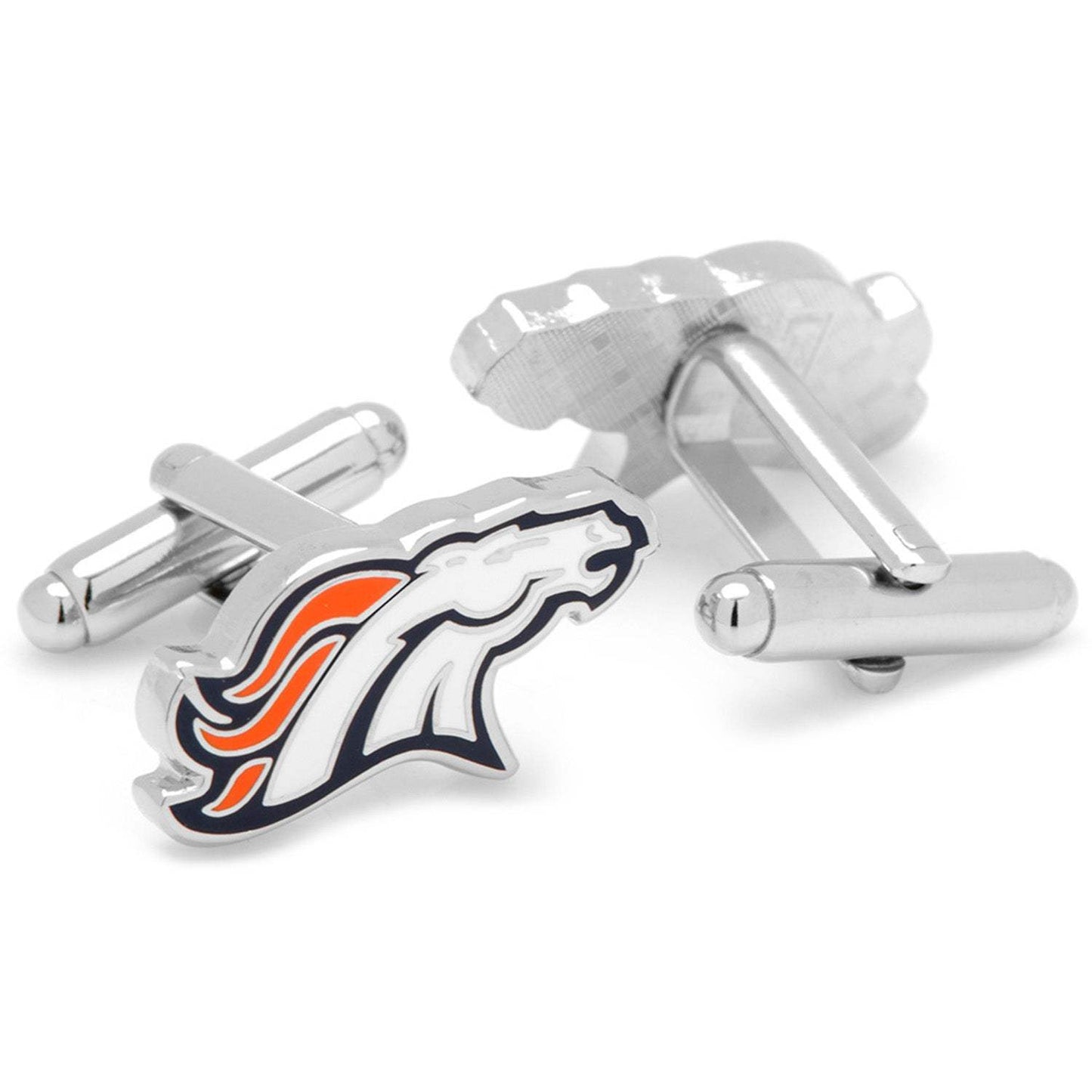 NFL Denver Broncos Cufflinks and Tie Bar Gift Set - Cufflinks.com - Flyclothing LLC