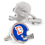 NFL Denver Broncos Throwback Helmet Cufflinks - Cufflinks.com - Flyclothing LLC