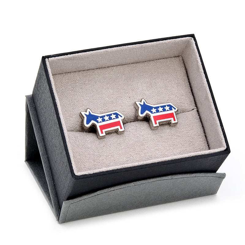 Democratic Donkey Cufflinks - Cufflinks.com - Flyclothing LLC