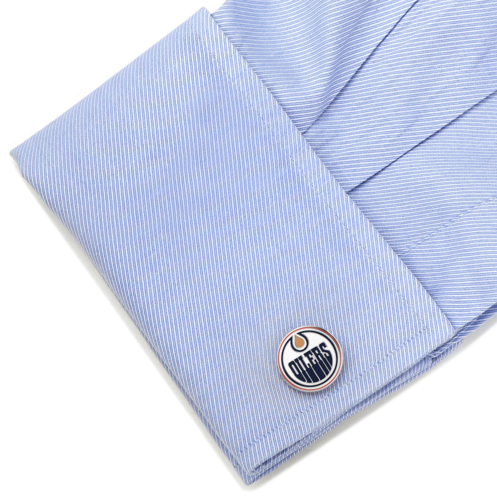 NHL Edmonton Oilers Cufflinks - Cufflinks.com - Flyclothing LLC
