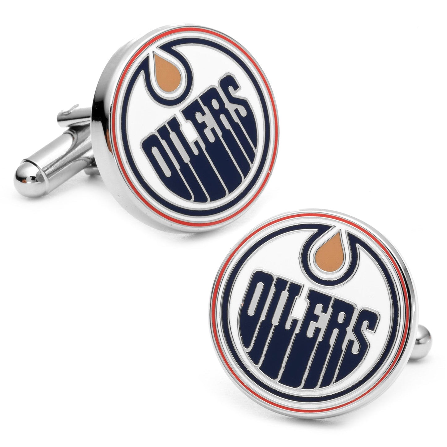 NHL Edmonton Oilers Cufflinks - Cufflinks.com - Flyclothing LLC