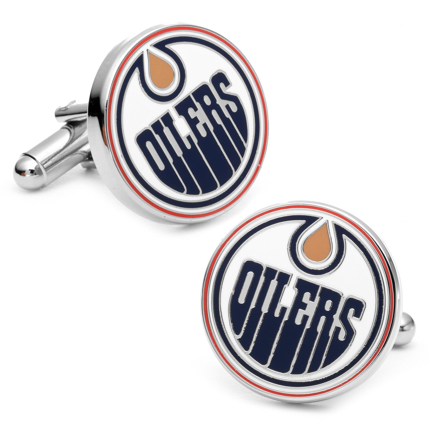 NHL Edmonton Oilers Cufflinks - Cufflinks.com - Flyclothing LLC