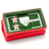 MLB Houston Astros Cufflinks and Tie Bar Gift Set - Cufflinks.com - Flyclothing LLC