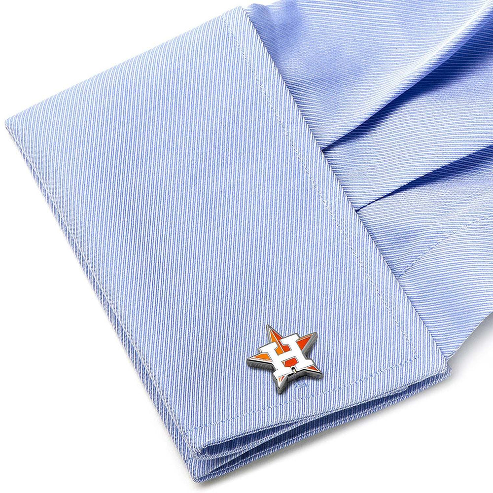 MLB Houston Astros Cufflinks and Tie Bar Gift Set - Cufflinks.com - Flyclothing LLC