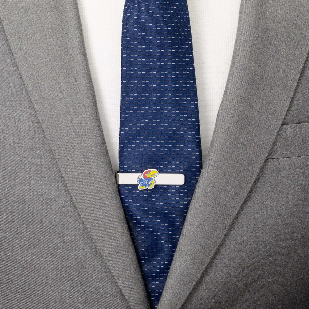 NCAA University of Kansas Jayhawks Cufflinks and Tie Bar Gift Set - Cufflinks.com - Flyclothing LLC