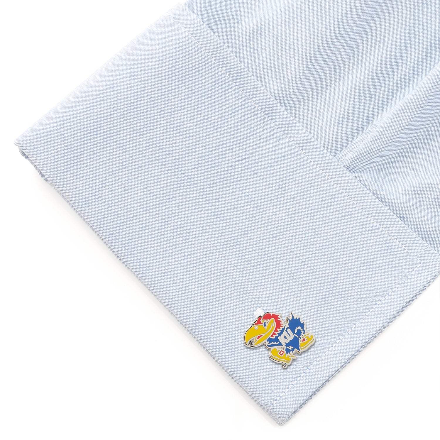 NCAA University of Kansas Jayhawks Cufflinks - Cufflinks.com - Flyclothing LLC