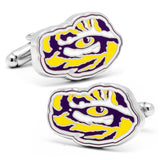 NCAA LSU Tiger's Eye Cufflinks - Cufflinks.com - Flyclothing LLC