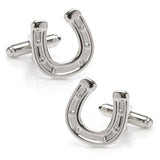 Horseshoe Cufflinks - Cufflinks.com - Flyclothing LLC