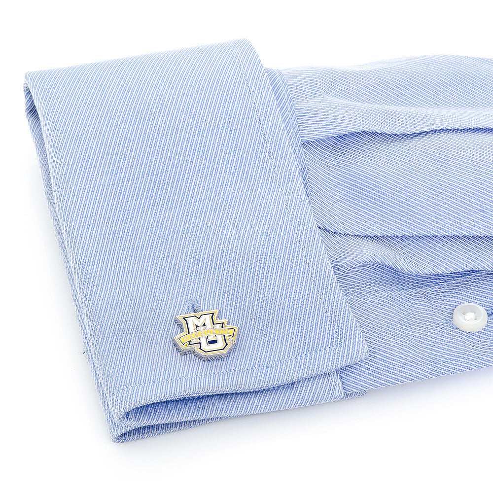 NCAA Marquette Golden Eagle Cufflinks - Cufflinks.com - Flyclothing LLC