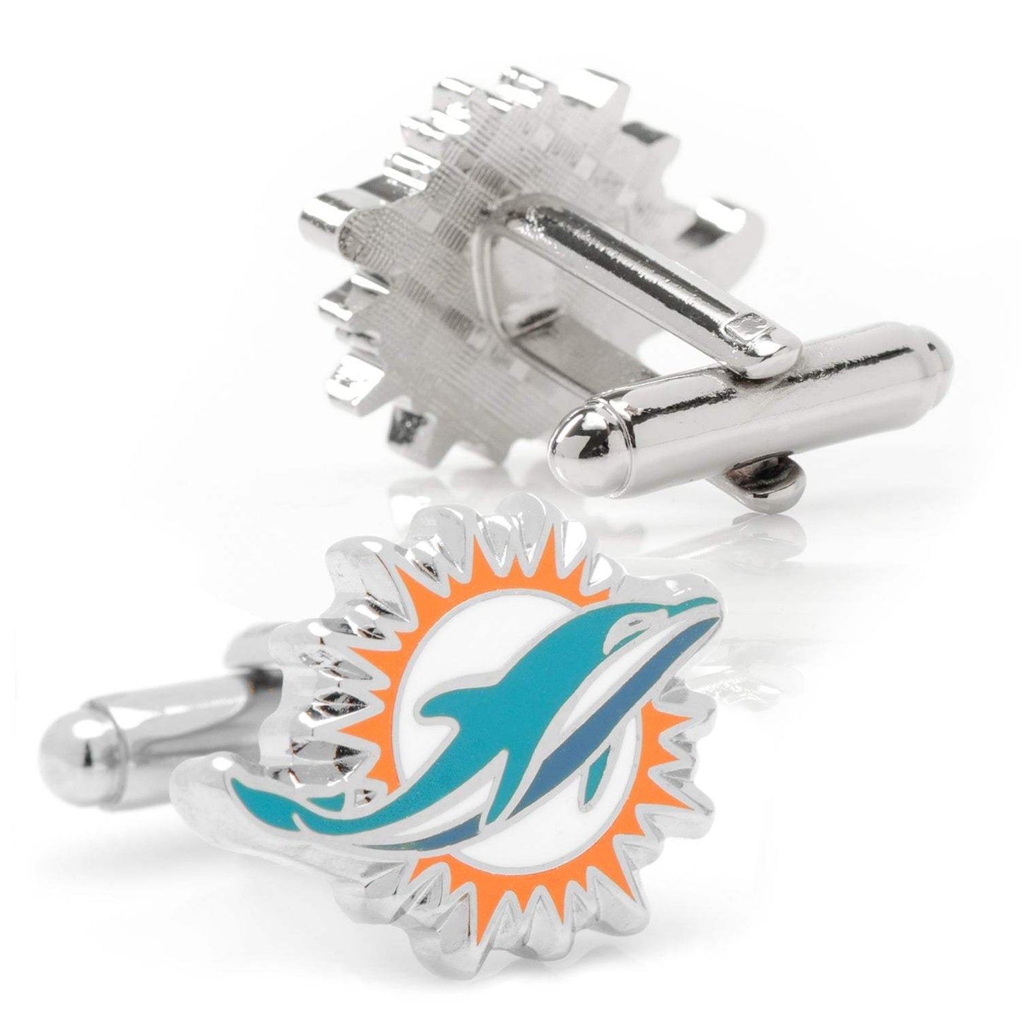 NFL Miami Dolphins Cufflinks - Cufflinks.com - Flyclothing LLC