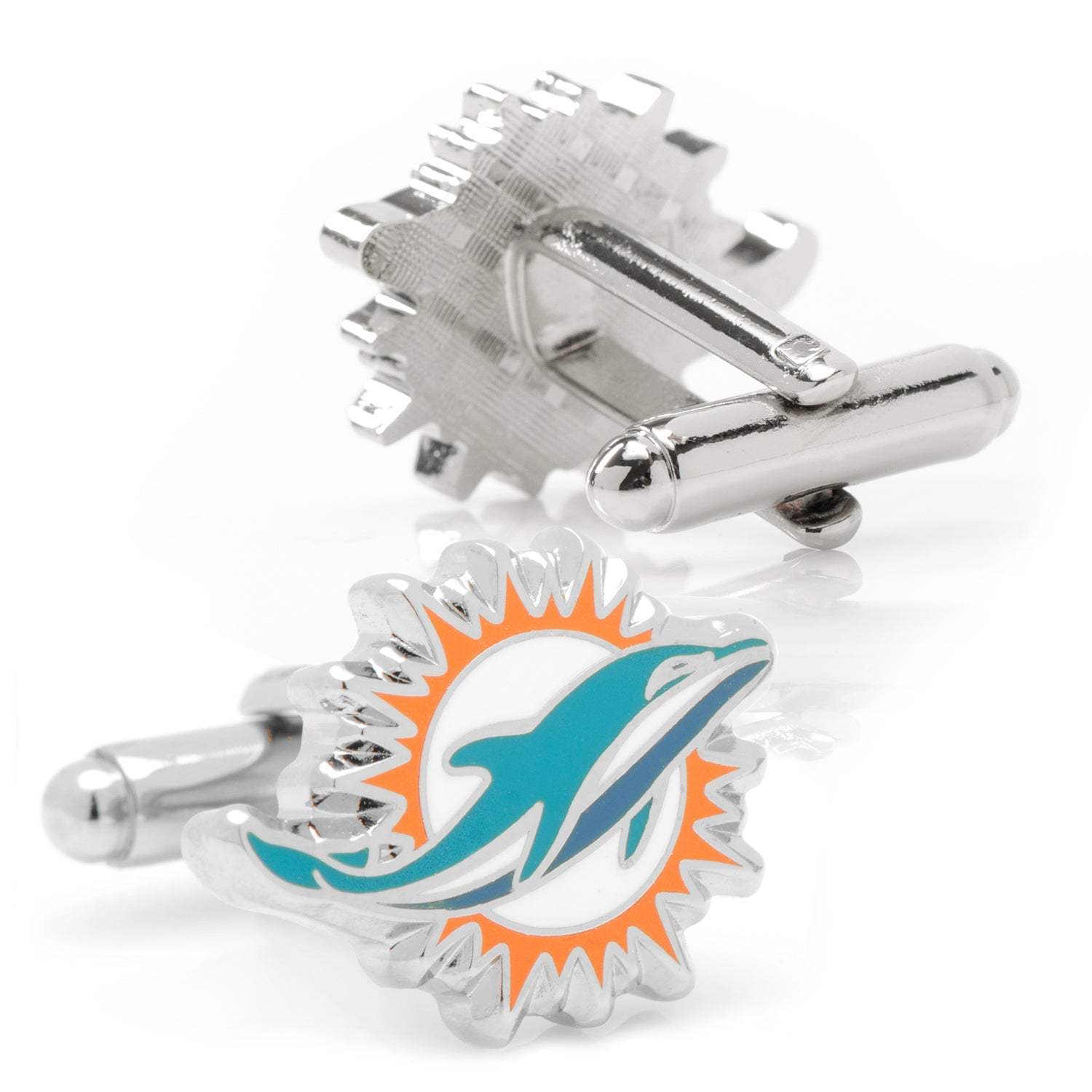 NFL Miami Dolphins Cufflinks - Cufflinks.com - Flyclothing LLC