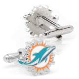 NFL Miami Dolphins Cufflinks - Cufflinks.com - Flyclothing LLC