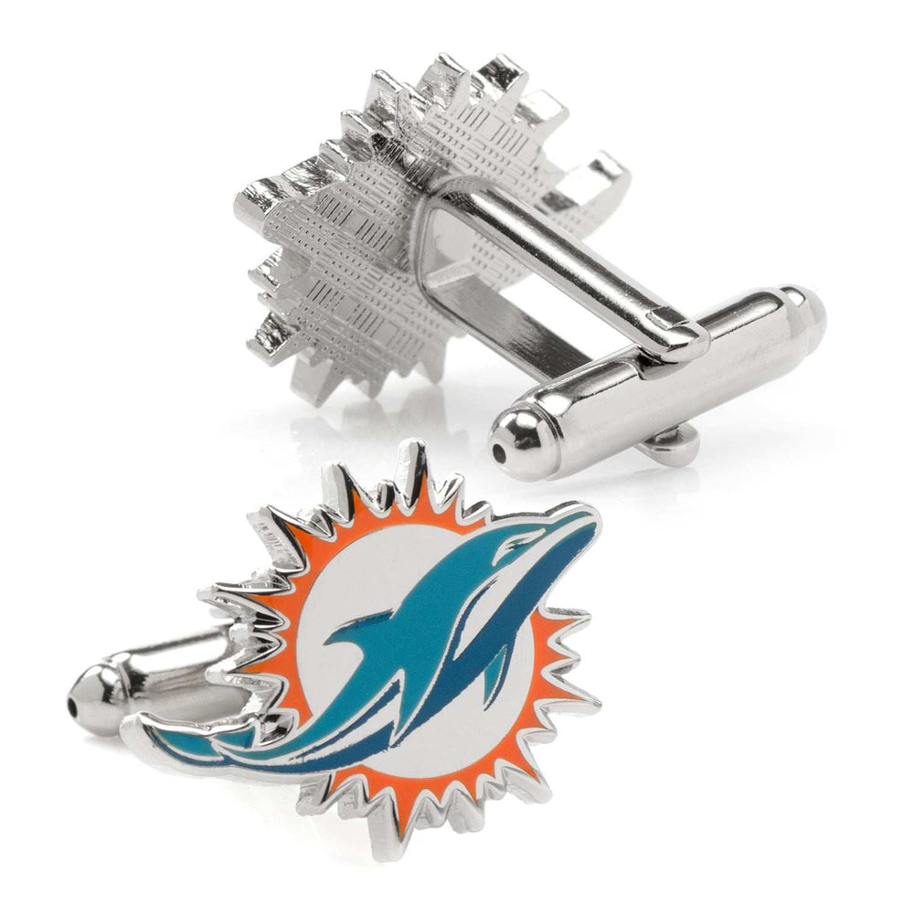 NFL Miami Dolphins Cufflinks - Cufflinks.com - Flyclothing LLC