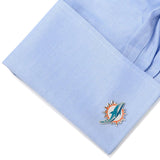 NFL Miami Dolphins Cufflinks - Cufflinks.com - Flyclothing LLC