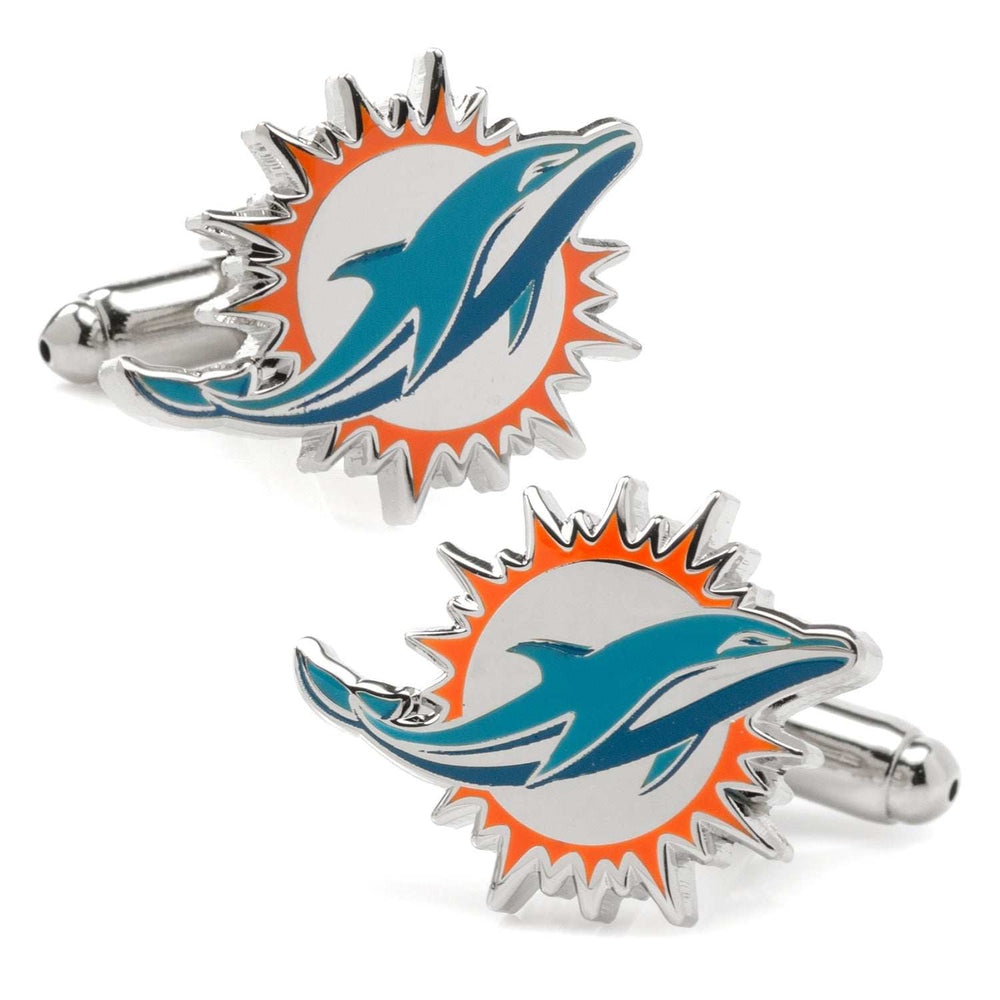 NFL Miami Dolphins Cufflinks - Cufflinks.com - Flyclothing LLC