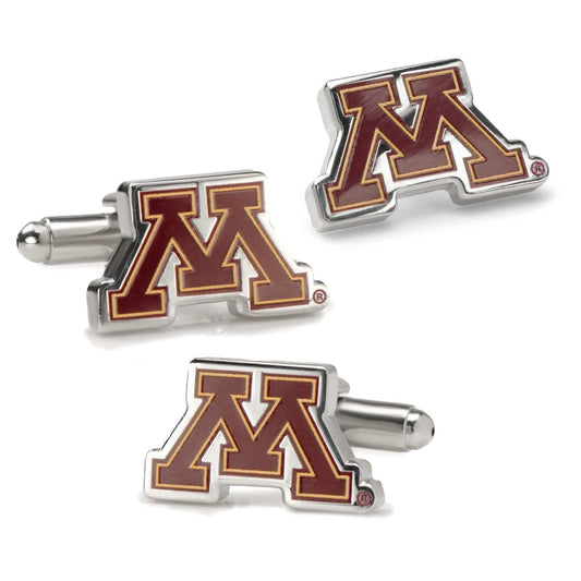 NCAA Minnesota Gophers Cufflinks and Lapel Pin Gift Set - Cufflinks.com - Flyclothing LLC