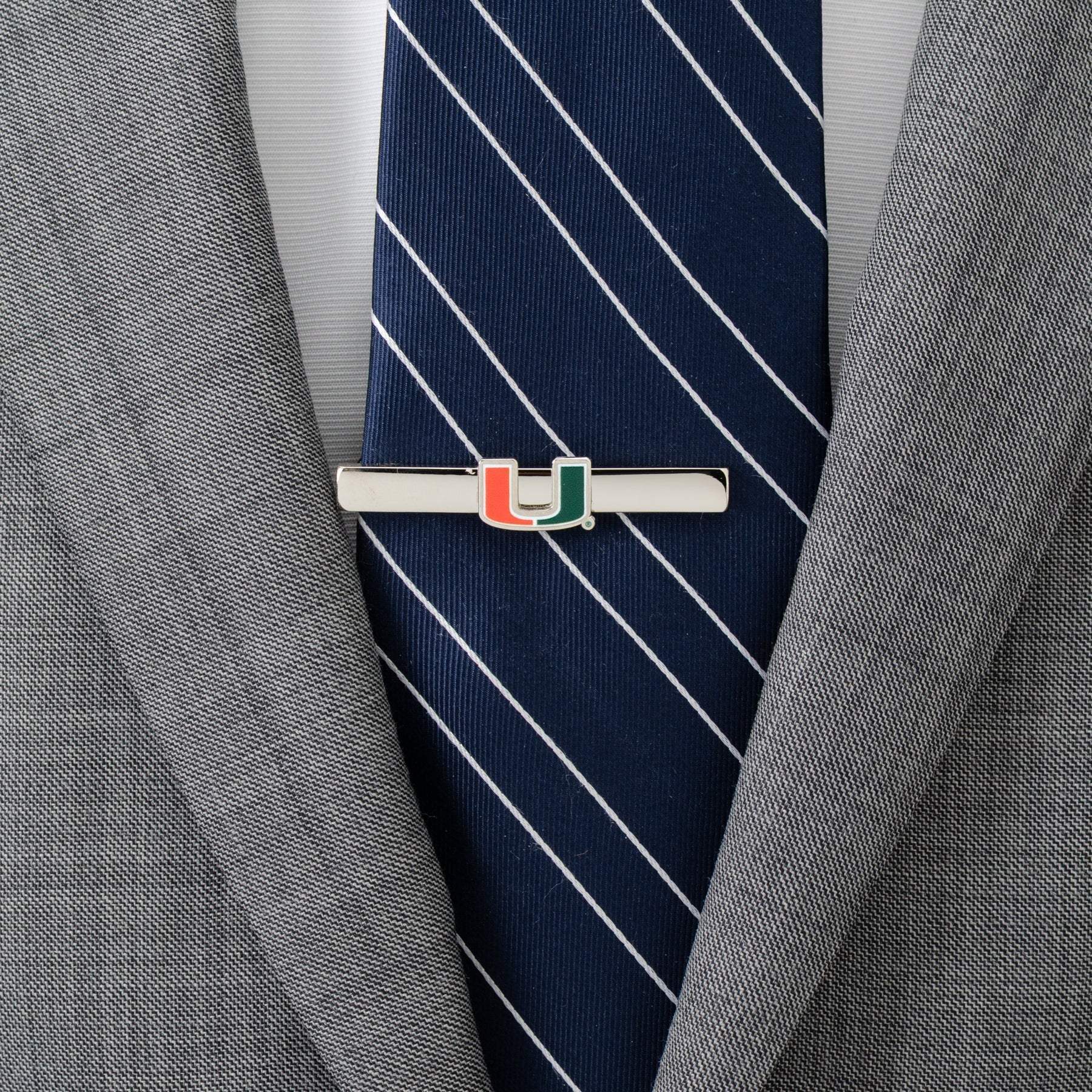 NCAA University of Miami Hurricanes Tie Clip - Cufflinks.com - Flyclothing LLC