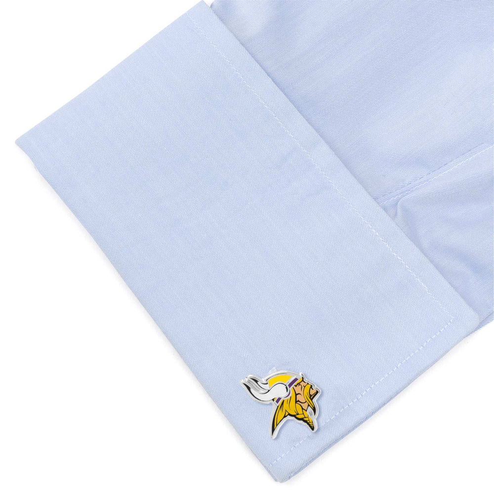 NFL Minnesota Vikings Cufflinks and Tie Clip Gift Set - Cufflinks.com - Flyclothing LLC