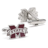 NCAA Mississippi State Bulldogs Cufflinks - Cufflinks.com - Flyclothing LLC
