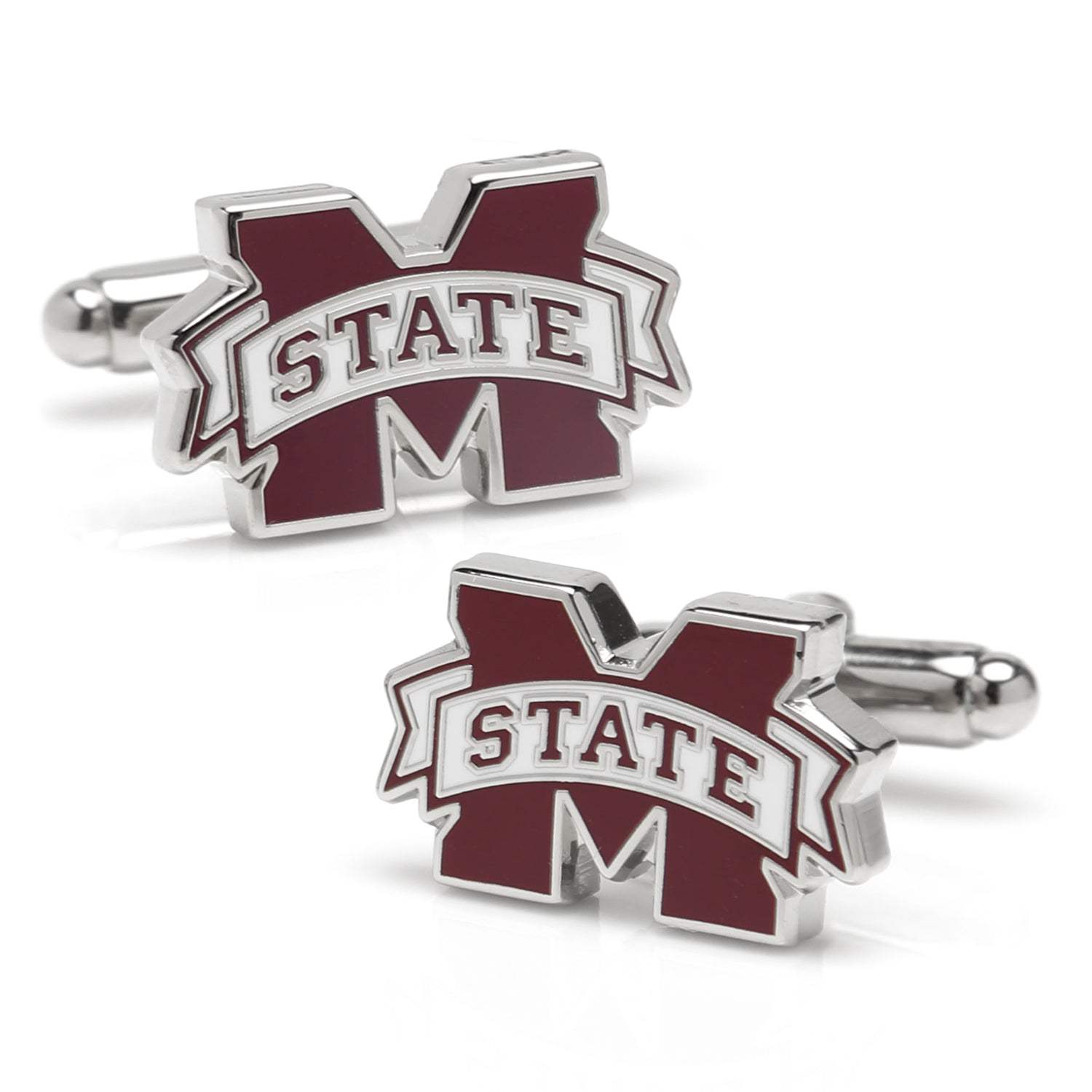 NCAA Mississippi State Bulldogs Cufflinks - Cufflinks.com - Flyclothing LLC