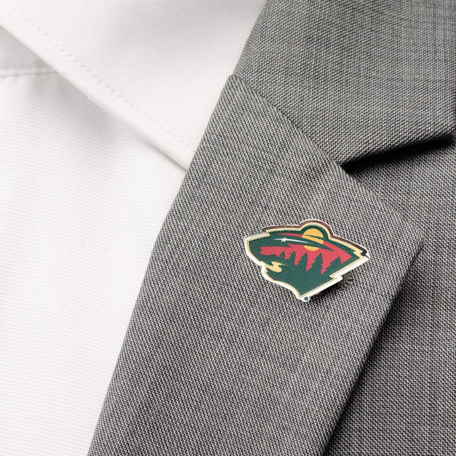 NHL Minnesota Wild Lapel Pin - Cufflinks.com - Flyclothing LLC