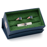 NFL New England Patriots Cufflinks and Tie Clip Gift Set - Cufflinks.com - Flyclothing LLC