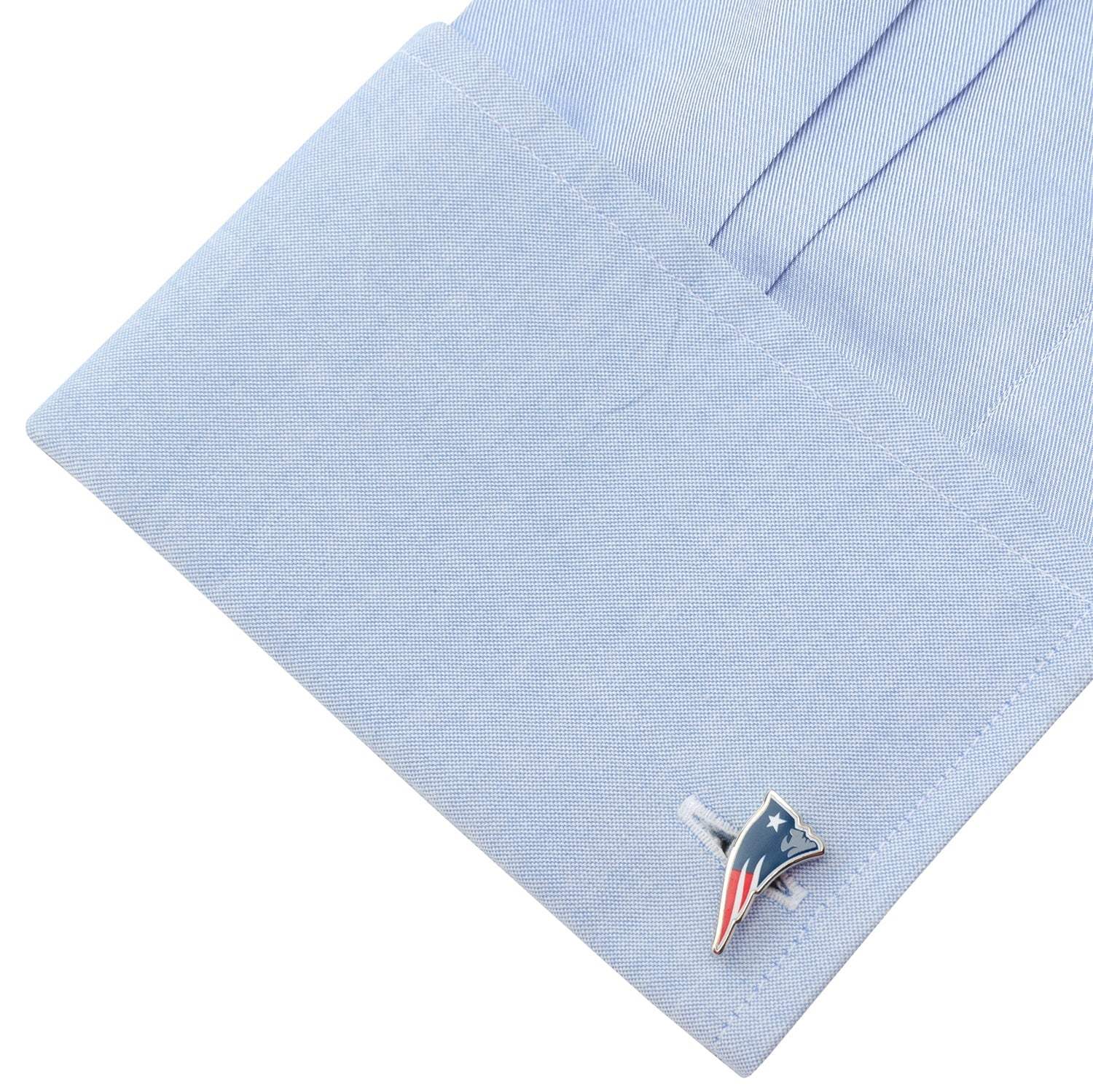 NFL New England Patriots Cufflinks - Cufflinks.com - Flyclothing LLC