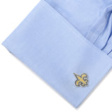 NFL New Orleans Saints Cufflinks and Tie Bar Gift Set
