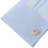 NFL New Orleans Saints Retro Helmet Cufflinks - Cufflinks.com - Flyclothing LLC