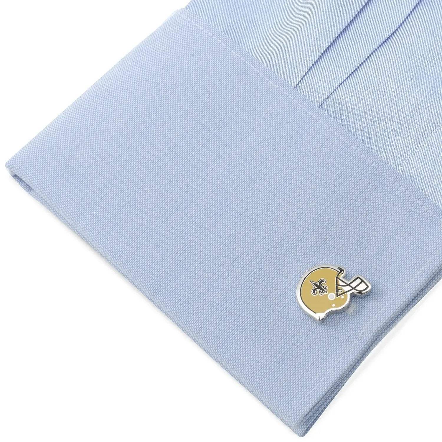 NFL New Orleans Saints Retro Helmet Cufflinks - Cufflinks.com - Flyclothing LLC