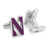 NCAA Northwestern University Cufflinks - Cufflinks.com - Flyclothing LLC